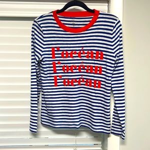 JCrew long sleeve graphic tee